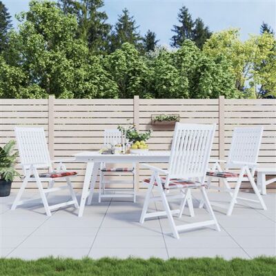 vidaXL Coussin pour Chaise de Jardin 4pcs Motif Carreaux Rouges 50x50x3cm Tissu Oxford Multicolore - Coussin pour Chaise de Jardin vidaXL Coussin pour Chaise de Jardin 4pcs Motif Carreaux Rouges 50x50x3cm Tissu Oxford Multicolore - Coussin pour Chaise de Jardin