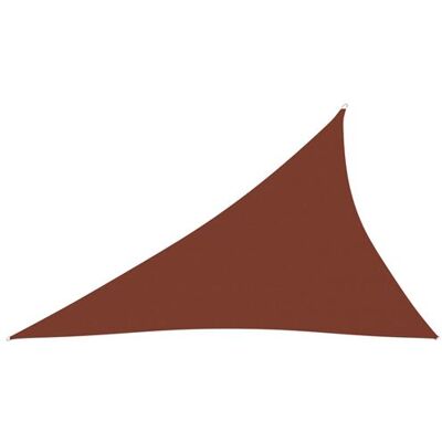 vidaXL Voile de parasol Tissu Oxford triangulaire 4x5x64m Terre cuite vidaXL Voile de parasol Tissu Oxford triangulaire 4x5x64m Terre cuite