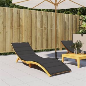 Coussin pour chaise longue noir vidaXL - 200x50x3 cm tissu Oxford Coussin pour chaise longue noir vidaXL - 200x50x3 cm tissu Oxford