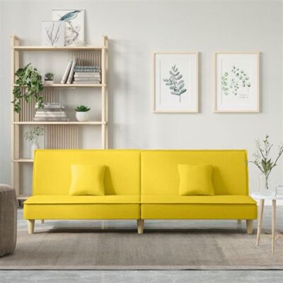 MAISONCHIC Canapé-lit jaune clair convertible - Sofa Bed MAISONCHIC Canapé-lit jaune clair convertible - Sofa Bed