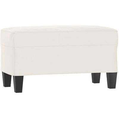 VidaXL Banc en Microfibre Beige - 70x35x41cm Polyvalent VidaXL Banc en Microfibre Beige - 70x35x41cm Polyvalent