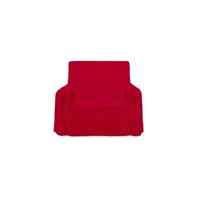 Housse de fauteuil en coton SH0P&CITY - Rouge - 90x90x60 cm Housse de fauteuil en coton SH0P&CITY - Rouge - 90x90x60 cm