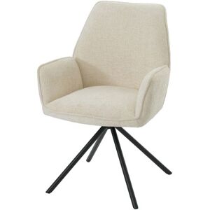Mendler Crema Chaise Hwc-g67 - Pivotante, Oeko-Tex 100 Mendler Crema Chaise Hwc-g67 - Pivotante, Oeko-Tex 100