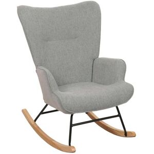 Mendler - Sedia A Dondolo Hwc-n14 - Chaise berçante Mendler - Sedia A Dondolo Hwc-n14 - Chaise berçante