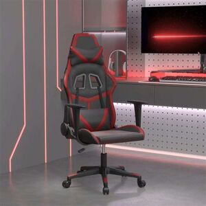 Chaise Gaming avec Massage - Noir et Rouge Vin Chaise Gaming avec Massage - Noir et Rouge Vin
