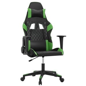 vidaXL Chaise de Gaming Noire et Verte - Chaise de Gaming vidaXL Chaise de Gaming Noire et Verte - Chaise de Gaming