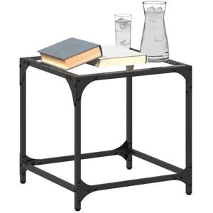 Tables Basses avec Plateau en Verre Transparent - Table Basse Tables Basses avec Plateau en Verre Transparent - Table Basse