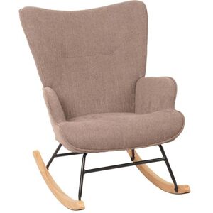 Mendler Fauteuil à Balançoire - Tissu de Haute Qualité - Réglable - Bois et Métal - Large Siège Mendler Fauteuil à Balançoire - Tissu de Haute Qualité - Réglable - Bois et Métal - Large Siège