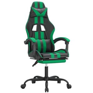 vidaXL - Gaming Chair - Noir - Vert - Gaming chair vidaXL - Gaming Chair - Noir - Vert - Gaming chair