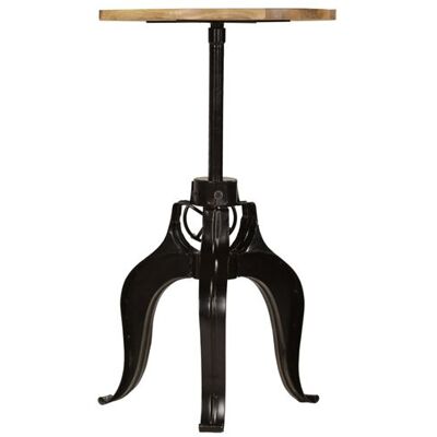 vidaXL Table de bar Bois de manguier massif 60 x (76-110) cm bois vidaXL Table de bar Bois de manguier massif 60 x (76-110) cm bois