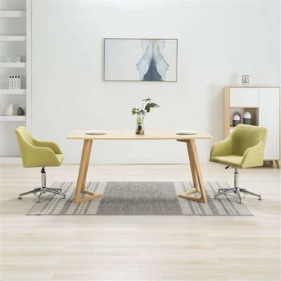 vidaXL Modèle 283484 Chaise de salle à manger pivotante verte vidaXL Modèle 283484 Chaise de salle à manger pivotante verte