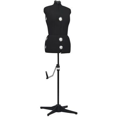 vidaXL Mannequin de robe ajustable pour femme Noir M Taille 40-46288488 Noir vidaXL Mannequin de robe ajustable pour femme Noir M Taille 40-46288488 Noir