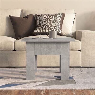 vidaXL Table basse gris béton 55x55x42 cm - Table de salon vidaXL Table basse gris béton 55x55x42 cm - Table de salon