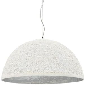 Suspension blanche et argent vidaXL - Ø50cm E27 Suspension blanche et argent vidaXL - Ø50cm E27