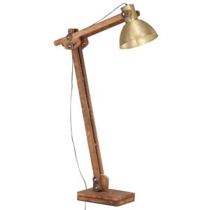 VIDAXL Lampe sur pied en bois de mango - Finition laiton - E27 Max 25W VIDAXL Lampe sur pied en bois de mango - Finition laiton - E27 Max 25W