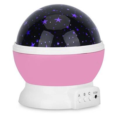 Générique Veilleuse-projecteur Rotative LED Ciel Etoilé Rose Rose Générique Veilleuse-projecteur Rotative LED Ciel Etoilé Rose Rose