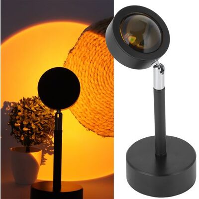 Lampe de Projecteur Coucher de Soleil USB LED Éclairage Ambiant pour Maison Café Lampe de Projecteur Coucher de Soleil USB LED Éclairage Ambiant pour Maison Café