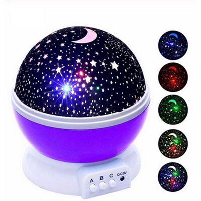 Générique Veilleuse enfant LED projecteur étoile lune galaxie Violet Violet Générique Veilleuse enfant LED projecteur étoile lune galaxie Violet Violet