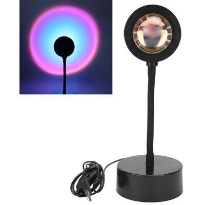 Lampe Projecteur Rotation de Lumière d'Ambiance Coucher Soleil pour Maison Fête Salon Chambre Lampe Projecteur Rotation de Lumière d'Ambiance Coucher Soleil pour Maison Fête Salon Chambre