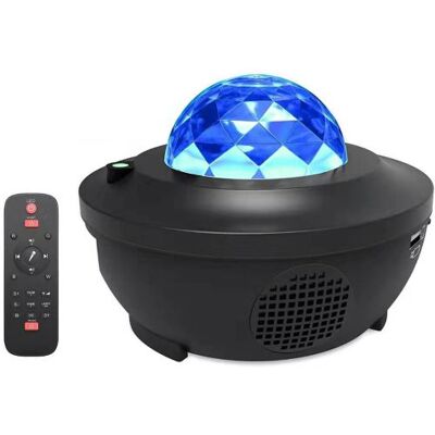 Générique Lampe de projecteur de musique ciel étoilé-noir Noir Générique Lampe de projecteur de musique ciel étoilé-noir Noir