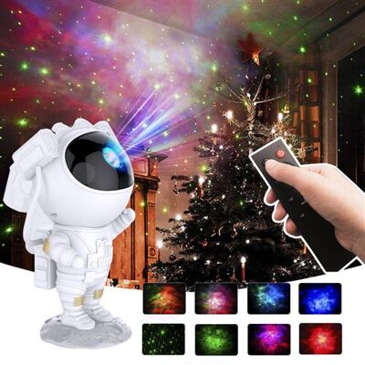 Projecteur Ciel Étoilé VORMOR LED Veilleuse Forme de Astronaute avec 8 Modes Blanc Projecteur Ciel Étoilé VORMOR LED Veilleuse Forme de Astronaute avec 8 Modes Blanc