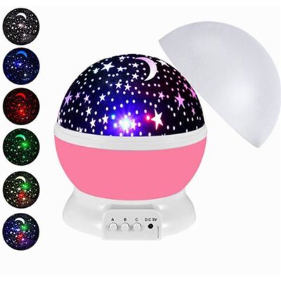 Générique Veilleuse enfant LED projecteur étoile lune galaxie Rose Rose Générique Veilleuse enfant LED projecteur étoile lune galaxie Rose Rose