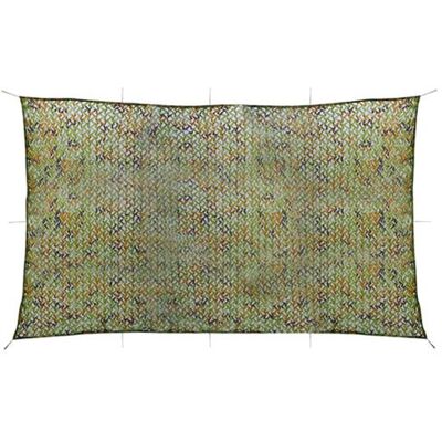 Filet de camouflage vidaXL avec sac de rangement 2x6 m Vert - Filet de camouflage Filet de camouflage vidaXL avec sac de rangement 2x6 m Vert - Filet de camouflage