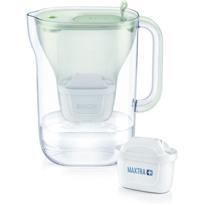 Pack Brita Style Eco Sea Green + 3 Maxtra+ Cartouches Sea Green Pack Brita Style Eco Sea Green + 3 Maxtra+ Cartouches Sea Green