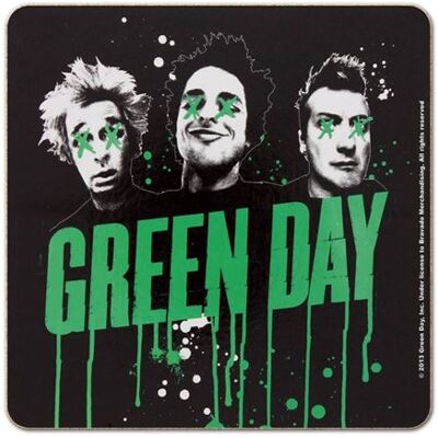 Green Day Drips Sous-verres 10 x 10 cm Blanc Green Day Drips Sous-verres 10 x 10 cm Blanc