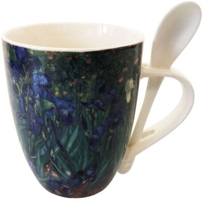 Mug cuillère VAN GOGH - Iris Mug cuillère VAN GOGH - Iris