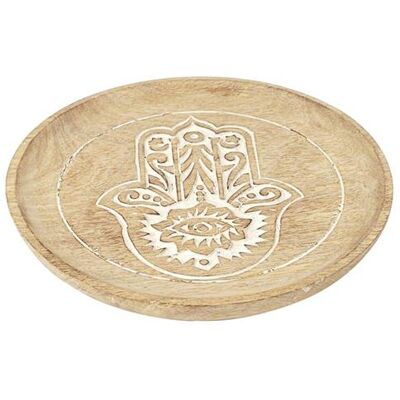 Assiette Plateau déco 20.5 cm Beige Assiette Plateau déco 20.5 cm Beige