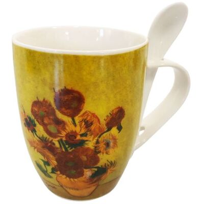 Mug cuillère VAN GOGH - Tournesols Mug cuillère VAN GOGH - Tournesols