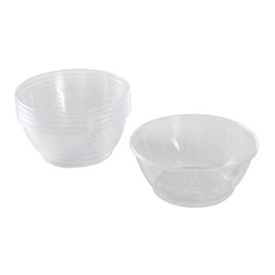 L3C set 6 bols plastique ps 175ml - transparent Transparent L3C set 6 bols plastique ps 175ml - transparent Transparent