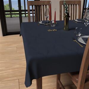 Nappe rectangle luxe bleu nuit déperlante Soleil d'Ocre - Nappe Nappe rectangle luxe bleu nuit déperlante Soleil d'Ocre - Nappe