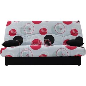 Clic clac 3 places DREAM - Tissu 100% Coton imprimé Planète - Couchage 125 x 190 cm - L190 x P92 x H96 cm Imprimé Planète gris Clic clac 3 places DREAM - Tissu 100% Coton imprimé Planète - Couchage 125 x 190 cm - L190 x P92 x H96 cm Imprimé Planète gris