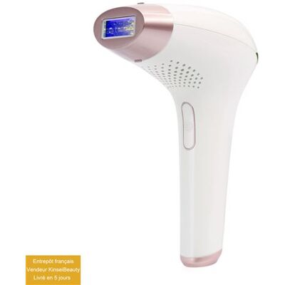 Epilateur Lumière Pulsée IPL KinseiBeauty Epilation Définitive 500,000 Flashs - Rose Blanc rose Epilateur Lumière Pulsée IPL KinseiBeauty Epilation Définitive 500,000 Flashs - Rose Blanc rose