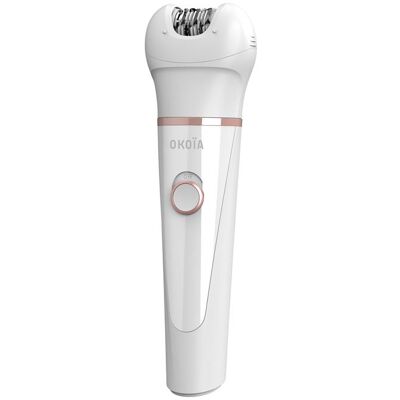 Epilateur électrique Okoia Epinky Blanc Rose Blanc Epilateur électrique Okoia Epinky Blanc Rose Blanc