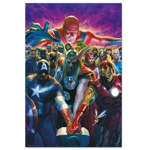 Erik Poster Marvel Los Vengadores 10 By Alex Ross Erik Poster Marvel Los Vengadores 10 By Alex Ross