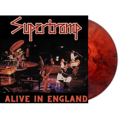 Import Alive In England Vinyle Rouge Marbré Import Alive In England Vinyle Rouge Marbré
