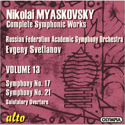 Alto Symphonies 17 et 21 Alto Symphonies 17 et 21