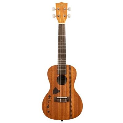 Kala KA-15C-H2 - Ukulélé Concert acajou motif Hawaiian island et tattoo - Finition satinée (+ housse) Kala KA-15C-H2 - Ukulélé Concert acajou motif Hawaiian island et tattoo - Finition satinée (+ housse)