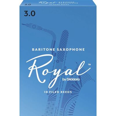 Daddario Anches de saxophone baryton rico royal 3-Rico Daddario Anches de saxophone baryton rico royal 3-Rico