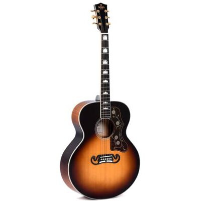Sigma GJA-SG200 - Guitare acoustique Jumbo - Sunburst brillant (+ soft case) Sigma GJA-SG200 - Guitare acoustique Jumbo - Sunburst brillant (+ soft case)