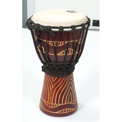 TANGA DJEMBE 10" ROUGE SCULPTE TANGA DJEMBE 10" ROUGE SCULPTE