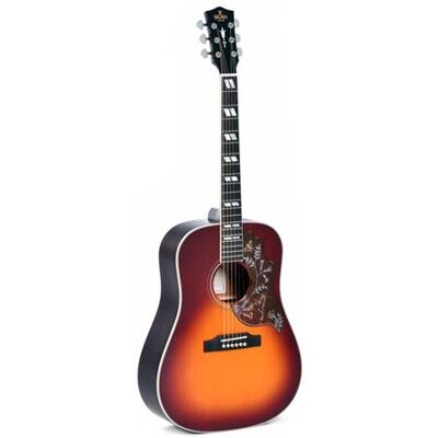 Sigma SDM-SG5 - Guitare acoustique Dreadnought - Vintage cherry sunburst (+ soft case) Sigma SDM-SG5 - Guitare acoustique Dreadnought - Vintage cherry sunburst (+ soft case)