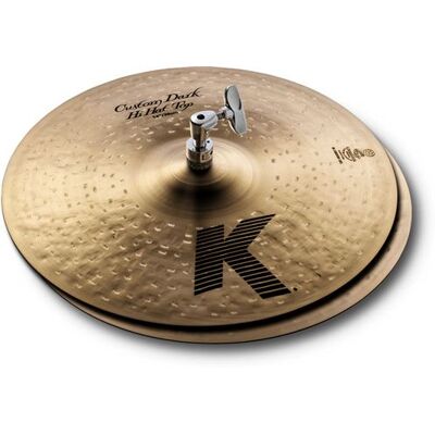 Cymbales charleston zildjian k' custom 14 dark hi hats - k0943 Cymbales charleston zildjian k' custom 14 dark hi hats - k0943