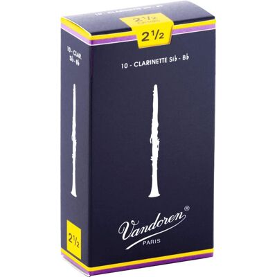 VANDOREN - ANCHE CLARINETTE VANDOREN CLASSIQUE 2,5 CR10 VANDOREN - ANCHE CLARINETTE VANDOREN CLASSIQUE 2,5 CR10