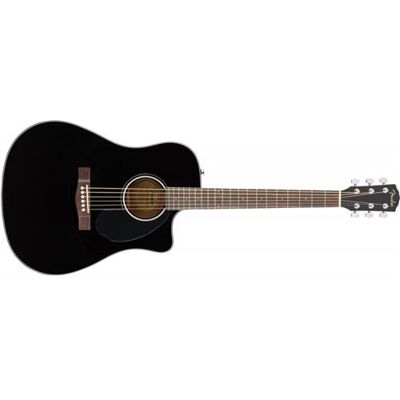 Fender CD-60SCE Dreadnought black - guitare électro-acoustique Fender CD-60SCE Dreadnought black - guitare électro-acoustique