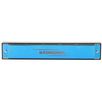 Générique Harmonica Professionnel 24 Trous en Do Polyphonique Cadeaux Enfants - Bleu Générique Harmonica Professionnel 24 Trous en Do Polyphonique Cadeaux Enfants - Bleu