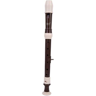 Générique Flûte à Bec Instrument à vent pour flûte à flûte à bec baroque à 8 trous avec sac en PU Générique Flûte à Bec Instrument à vent pour flûte à flûte à bec baroque à 8 trous avec sac en PU